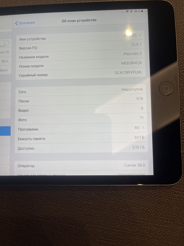 iPad Air Mini 2 Wi Fi Cellular 32GB Grei