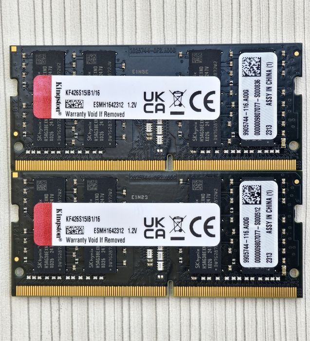 Kit 32gb DDR4 Kingstone Fury Laptop