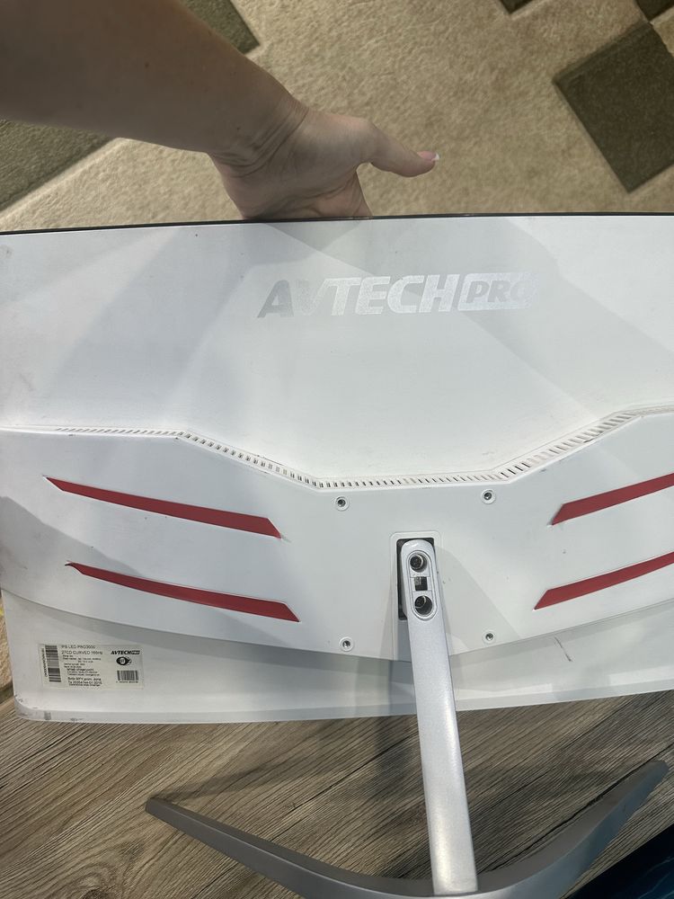 Монитор 27” AVTECH PRO Curved 165Hz — на запчасти