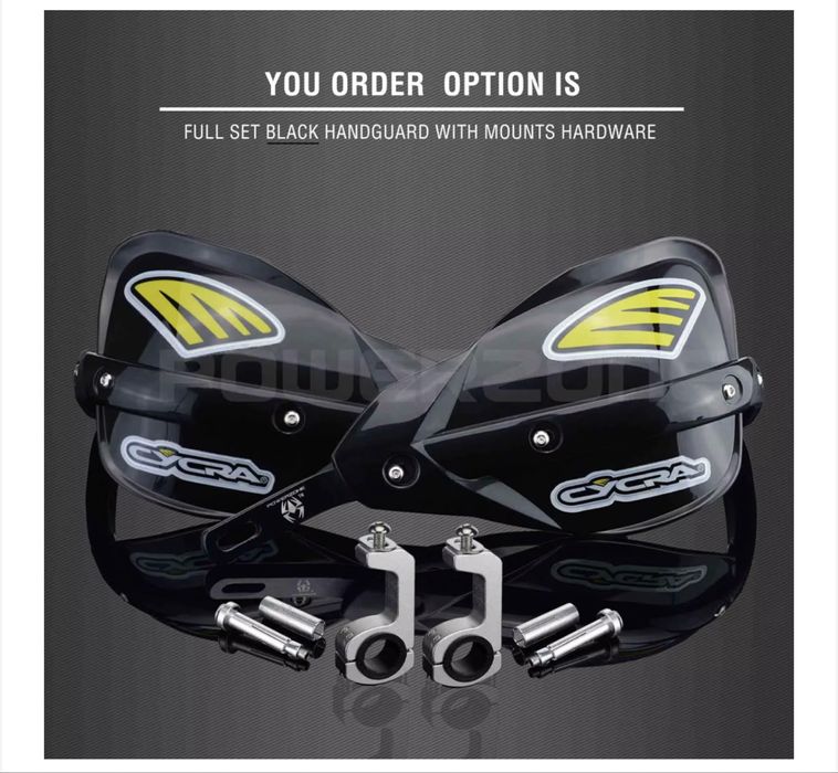 SET Protectii de maini CYCRA , ATV / MOTO + 2 suporti prindere