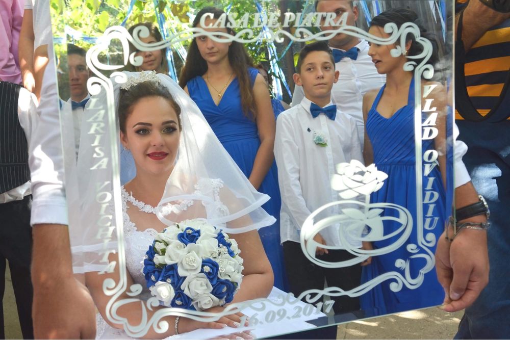 Oglinda personalizata pt nunta