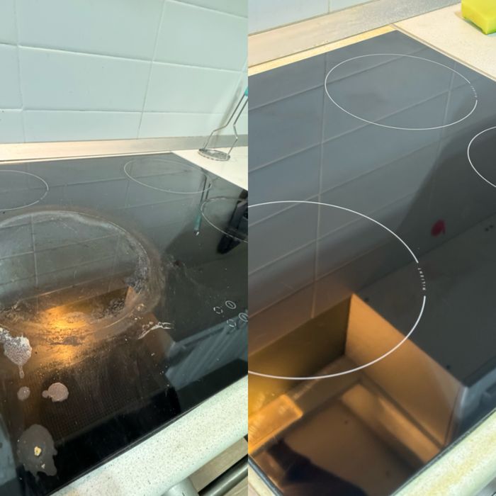 Чистка электроплиты от загрязнений, царапин,