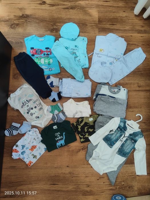 Лот дрехи за новородено момче