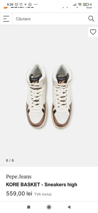 Peppe Jeans, noi, mărimea 38 bascheți