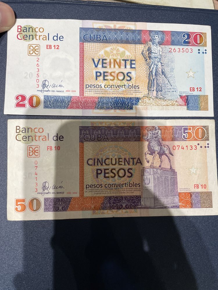 70 Pesos Cubanezi Convertibili ( CUC )
