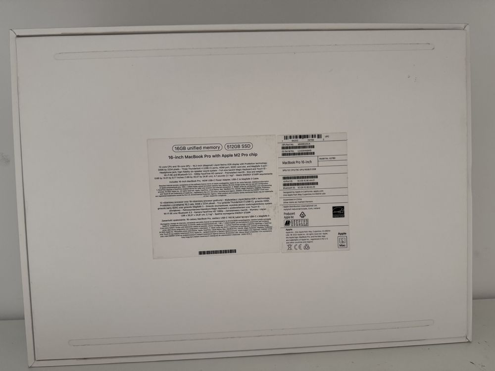 Кутии за MacBook Pro и Air M2, M3, M4 - 13" 15" и 16"