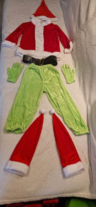 Costum Grinch cu accesorii