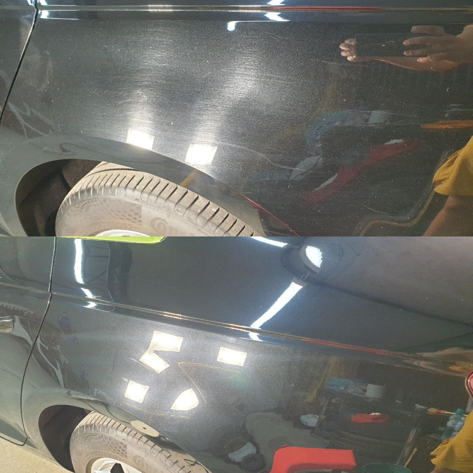 Polish auto, Corectie lac