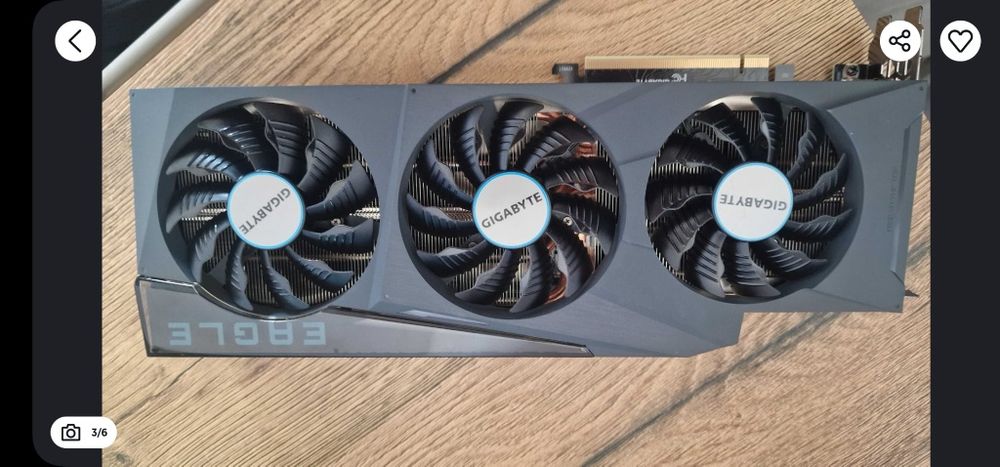 Placa video Gigabyte GeForce RTX 3080 EAGLE OC