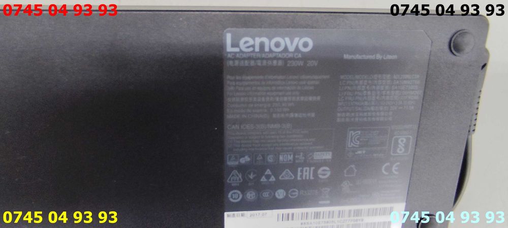 alimentator incarcator lenovo 230w 20v 11.5A mufa tip USB cu pin