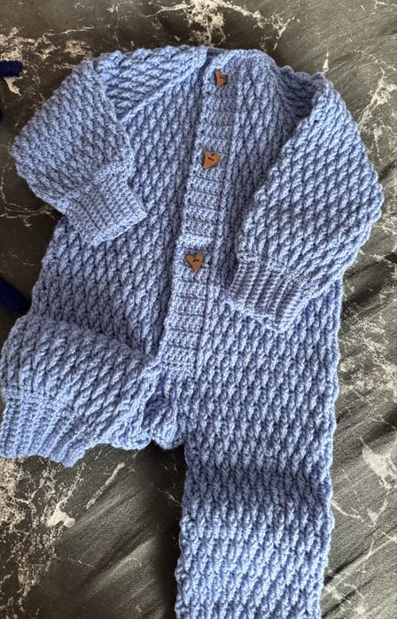 Комбинезон детский шапка