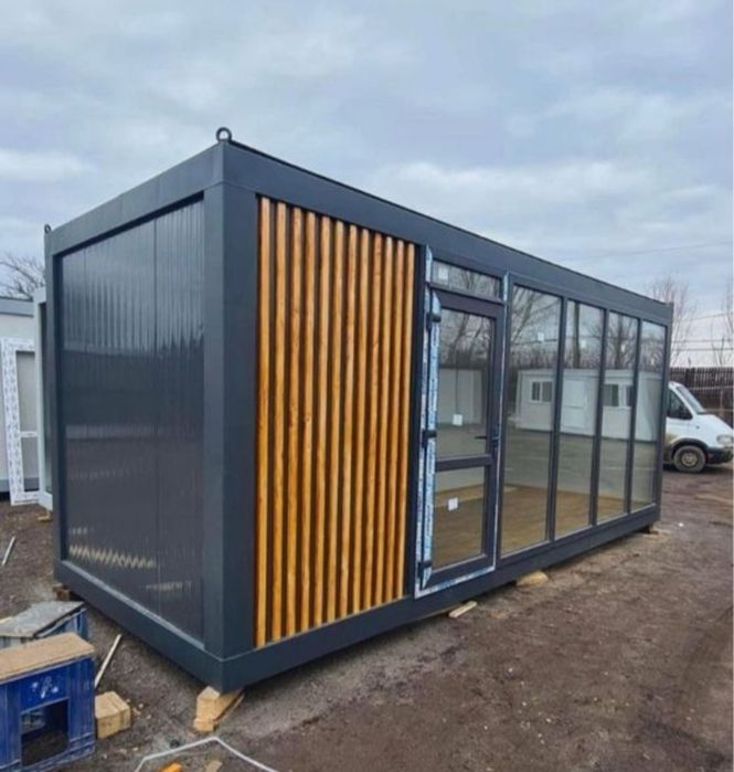 Container modular tip vitrina