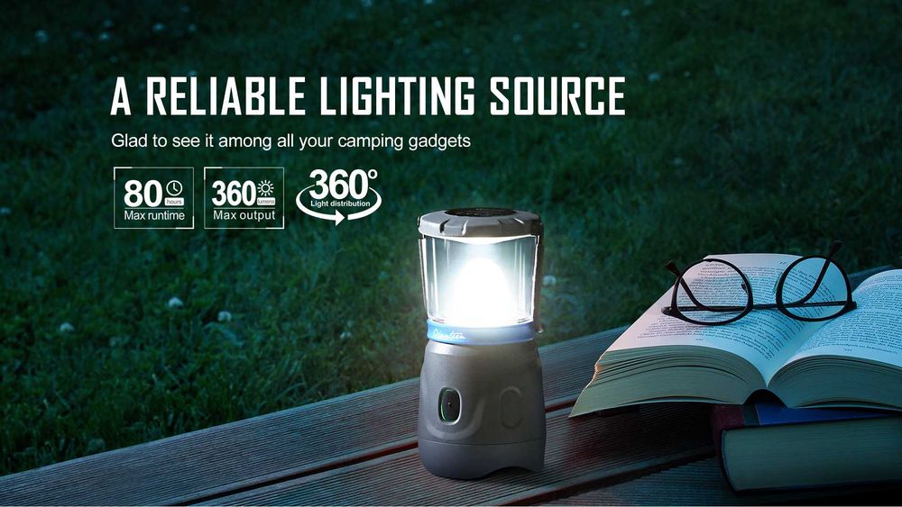 Olight Olantern Basalt Grey - Lanterna tip felinar noua in cutie