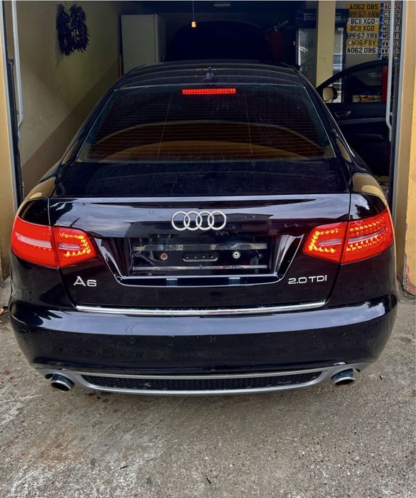 Bara spate cu difuzor Audi A6 C6 2010 S-Line