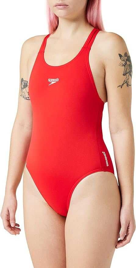 Costum de baie inot pentru femei, Speedo Endurance+ Medalist, rosu
