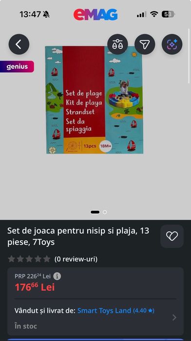 Set de joaca pentru nisip si plaja, 13 piese