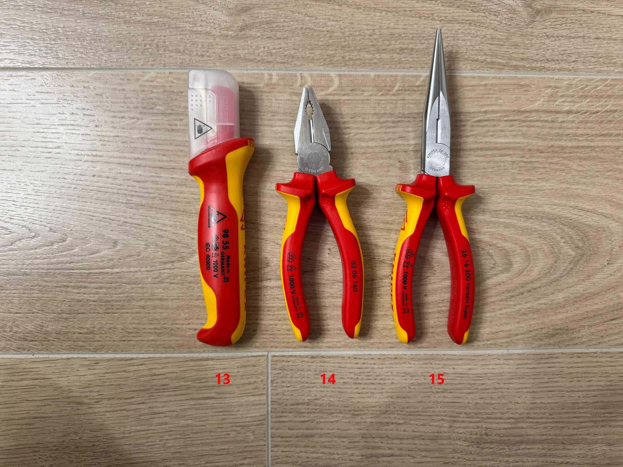 Различни модели клещи KNIPEX