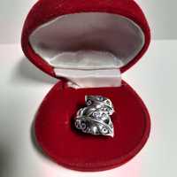 Серебро 925 пробы кольца с природными камнями