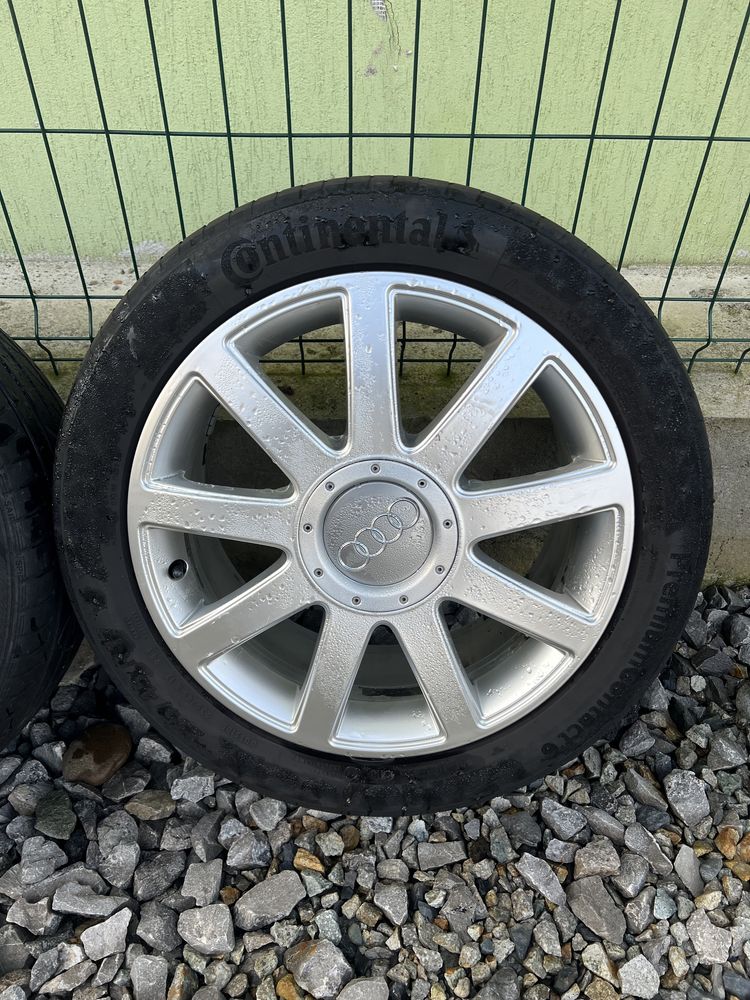 Jante Audi originale R17 - 5x112 + anvelope vara