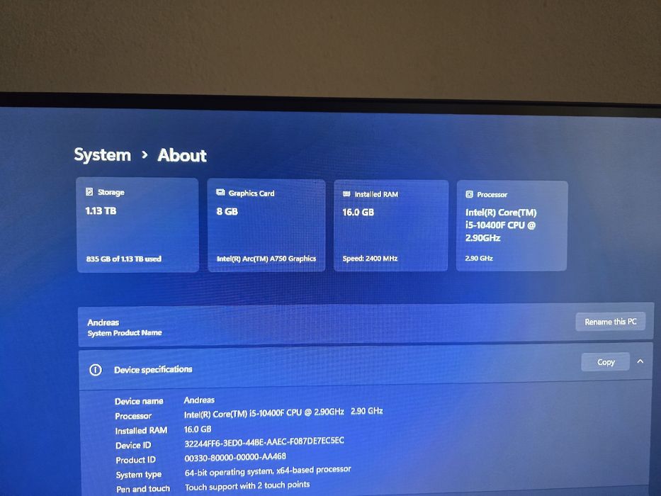 Vând Setup de Gaming