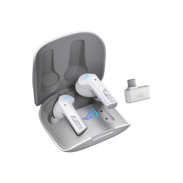 Слушалки ASUS ROG Cetra SpeedNova True Wireless, бели