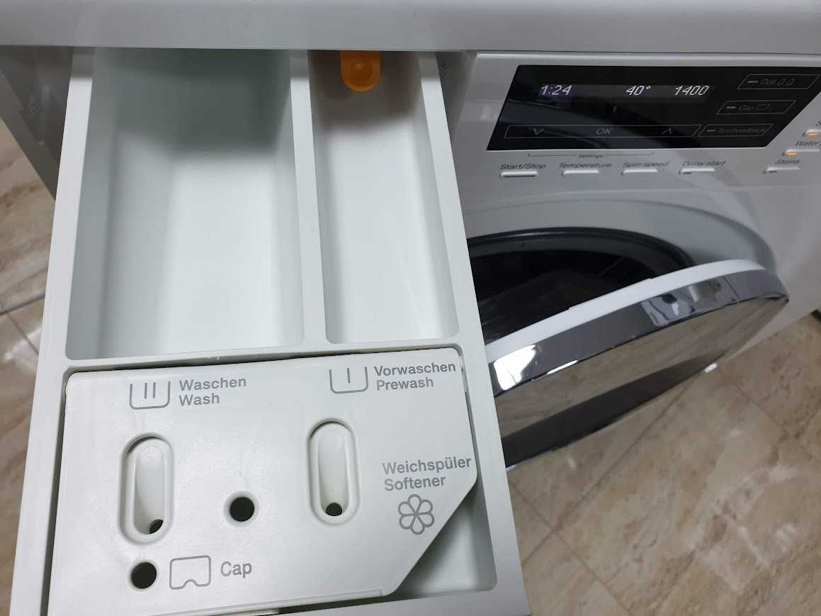 1600rpm TwinDos Miele Пералня Миеле 12м Гаранция