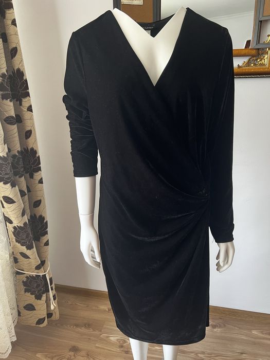 Rochie simpla din catifea