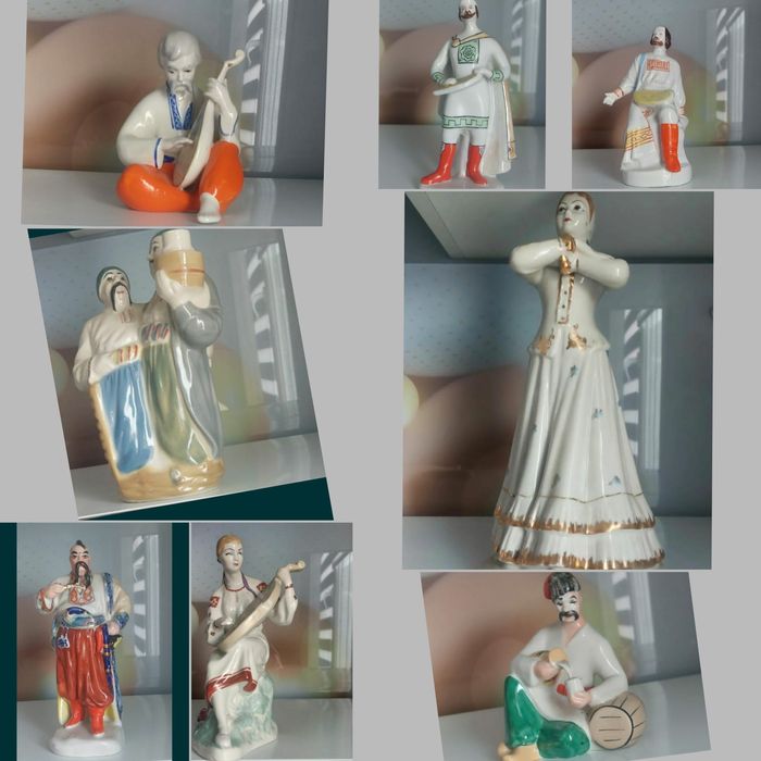 Фарфоровые статуэтки.