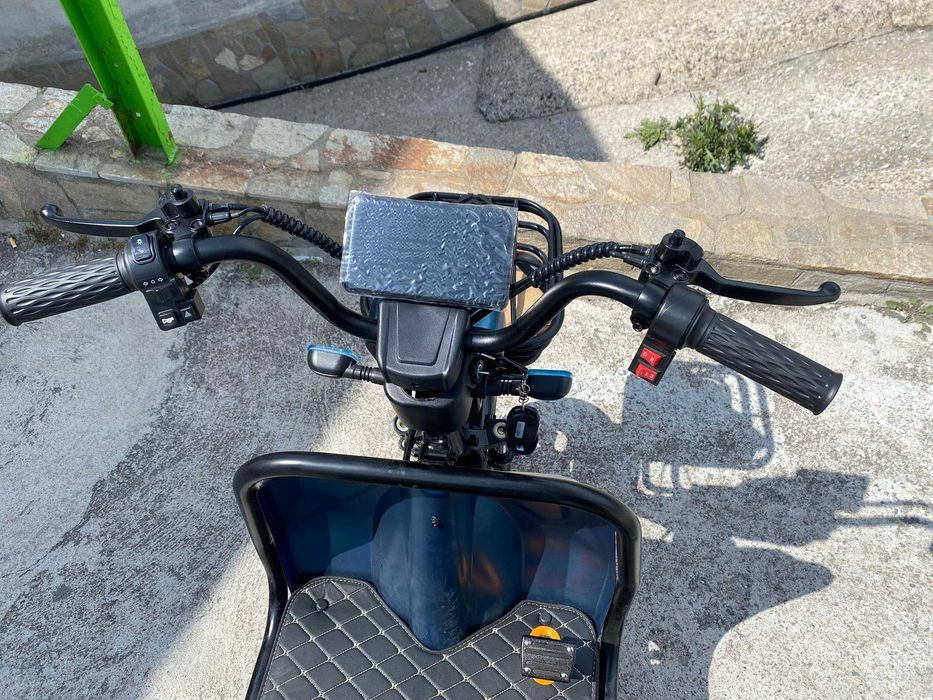 Електрическа Триколка MaXmotors Cargo-LUX 1500W SKY BLUE