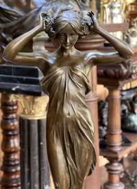 Statuetă bronz ArtNouveau *** vintage / antic / vechi / retro ***