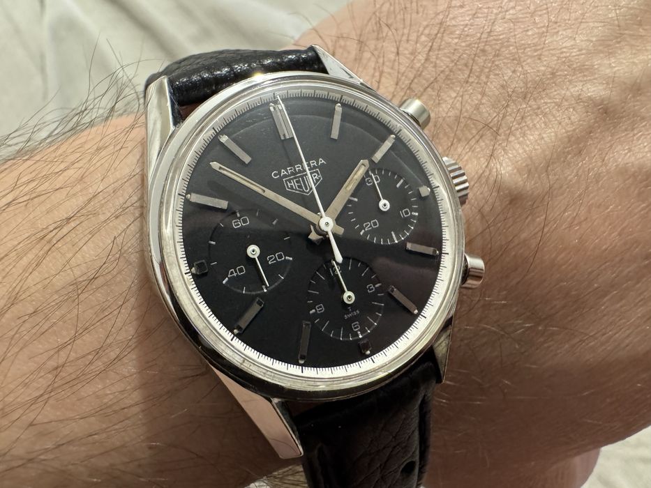 Ceas HEUER Carrera 2447N - 1964 (schimb cu Omega Zenith IWC)