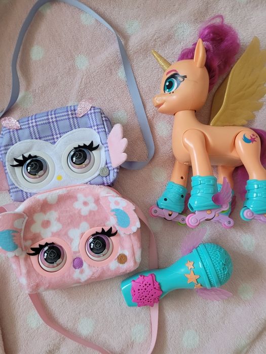 Lot jucării copii fetite Hasbro și gentuțe interactive