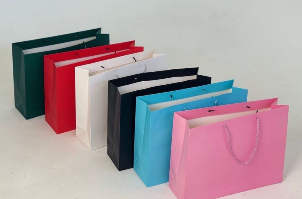 Картон пакеты , крафт пакеты в наличии алматы