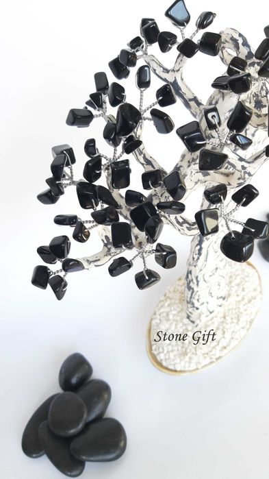 Дръвче Оникс, Подарък имен Ден, Идея подарък Мъж, Подарък Класен