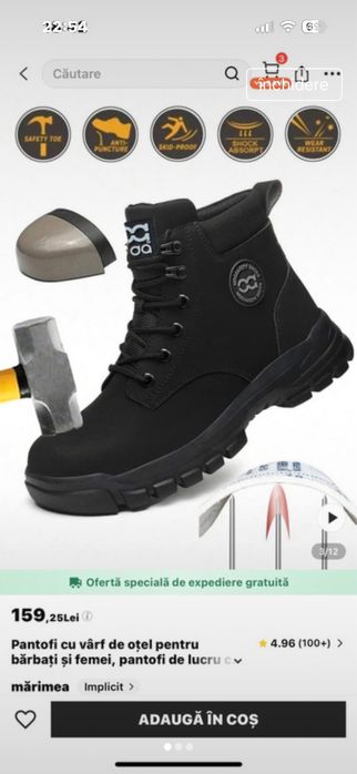 Bocanci safety noi/ 39