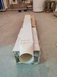 Vând tubulatura ventilație 60x120x1500 noua , plus reducție 110