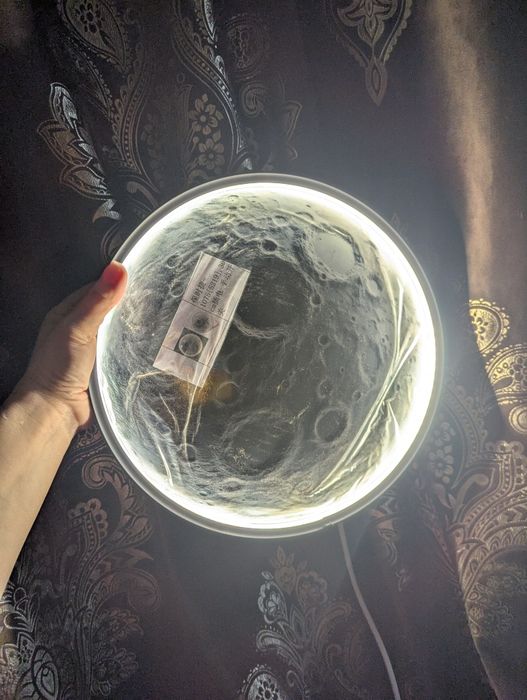 Декоративный светильник луна