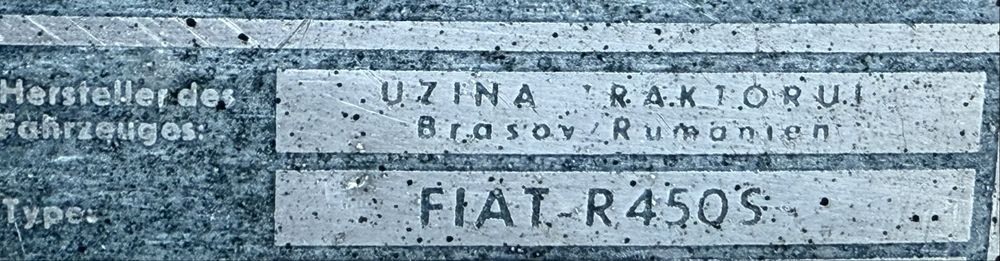 Tractor Fiat 450 / UTB 445 DT 4x4 fabricat la Brasov pt export,TOP 540