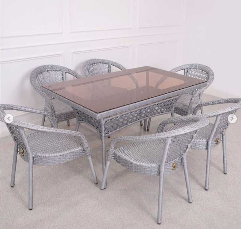 Ротанговая мебель стол стулья комплект для бассейн, сауна, баня