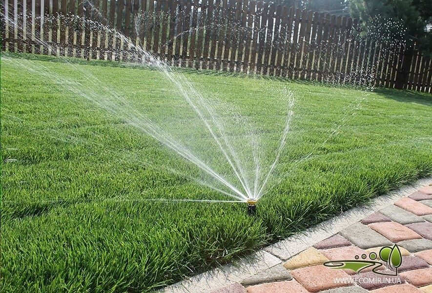 Газон. Полив газон. Автополив.