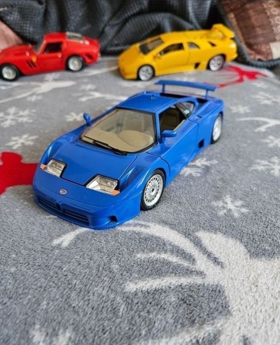 Macheta metalica bugatti 11GB scara 1:18