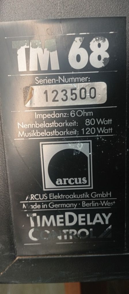 Hi-Fi Тонколони ARCUS TM-68