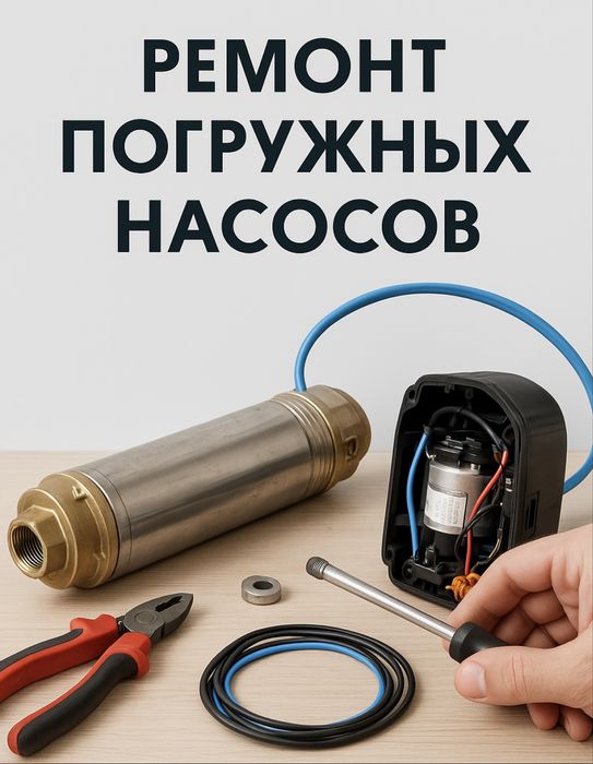 Ремонт насосов ,гарантия ,выезд