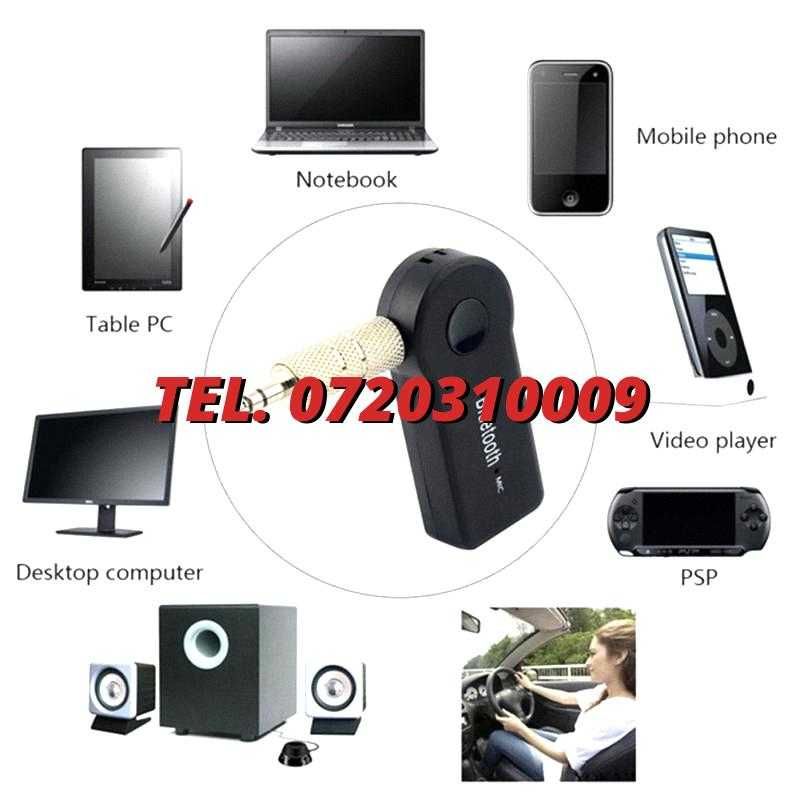 Adaptor Bluetooth Cu Jack 35mm Car Kit Bluetooth Music Receiver