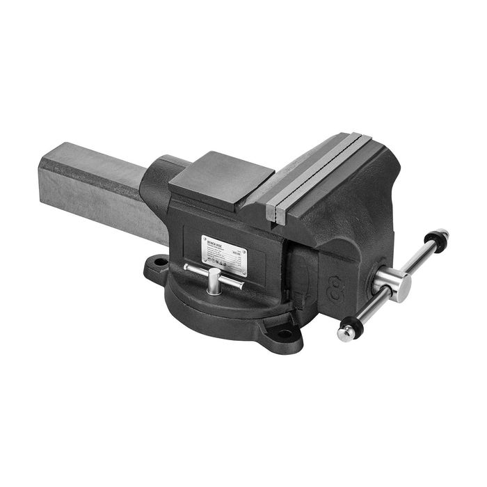 Тиски слесарные 100-200 мм, поворотные, с наковальней //Denzel