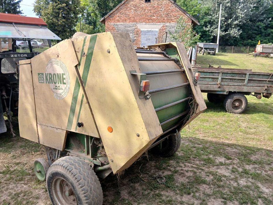 Presa Krone 125 , verde , plasa si doua ate , 130 ,100