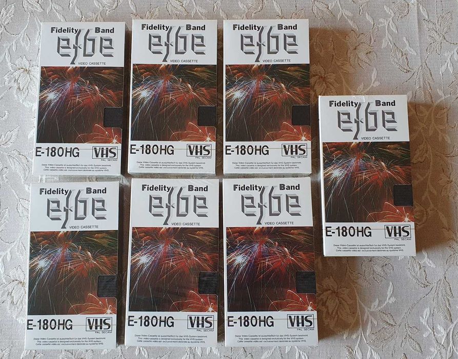 Нови видеокасети VHS TDK, JVC, BASF, Sony, Memorex. Konica