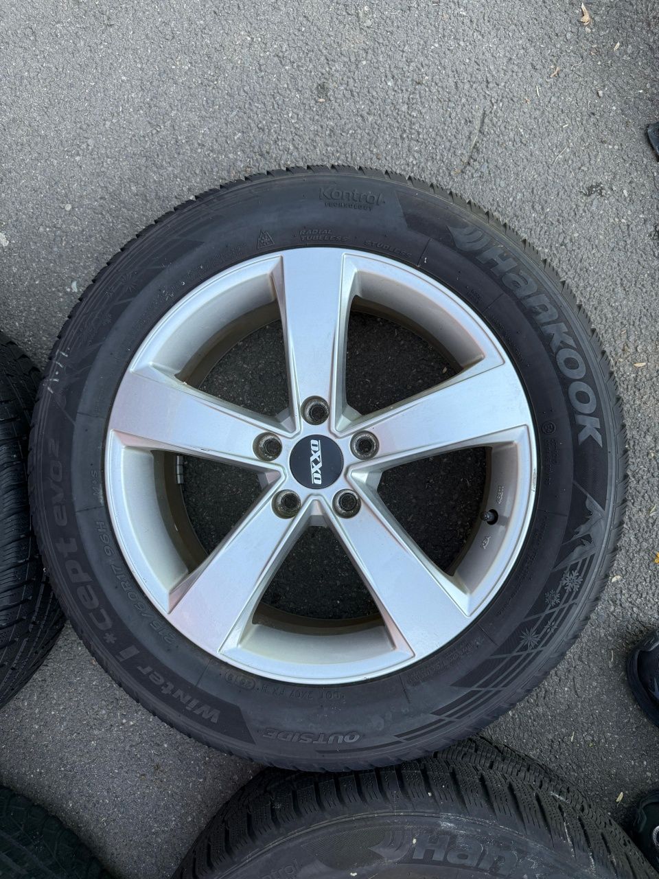 Roti aliaj 17inch Tucson Sportage 215/60/17 Hankook Iarna