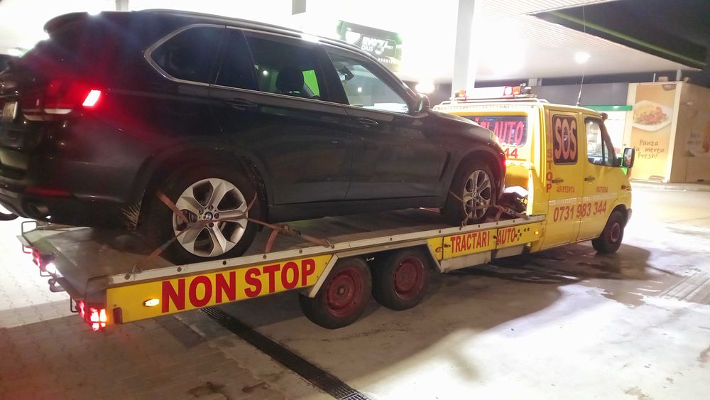 Tractari Auto Platforma Slep Transport Utilaje Grele