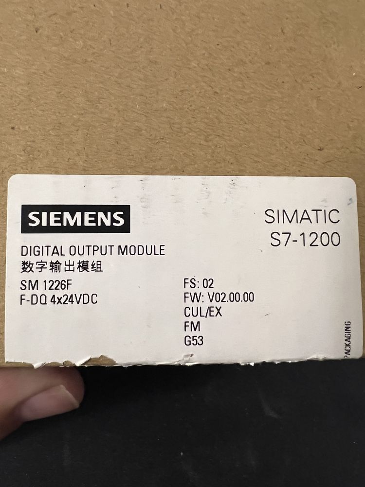 Modul Siemens Simatic S7-1200 iesiri digitale failsafe